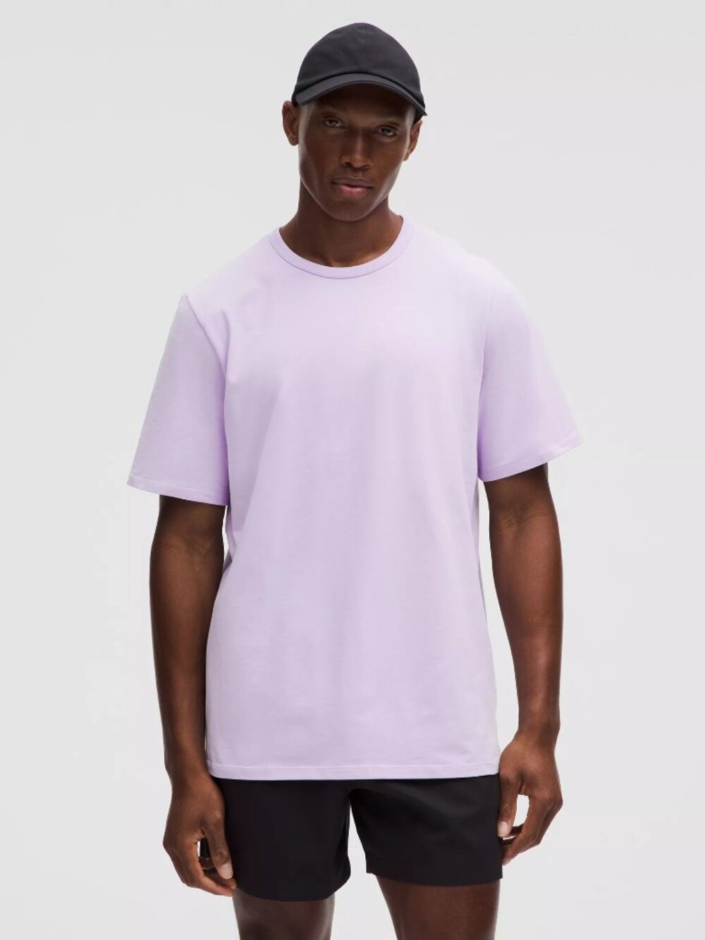 Lululemon Men's Organic Cotton Classic-Fit T-Shirt - Light Purple